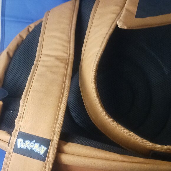 Pokemon Eevee Character 3D Moulded Large Oversize School Game Backpack w/ Ears - Picture 6 of 15